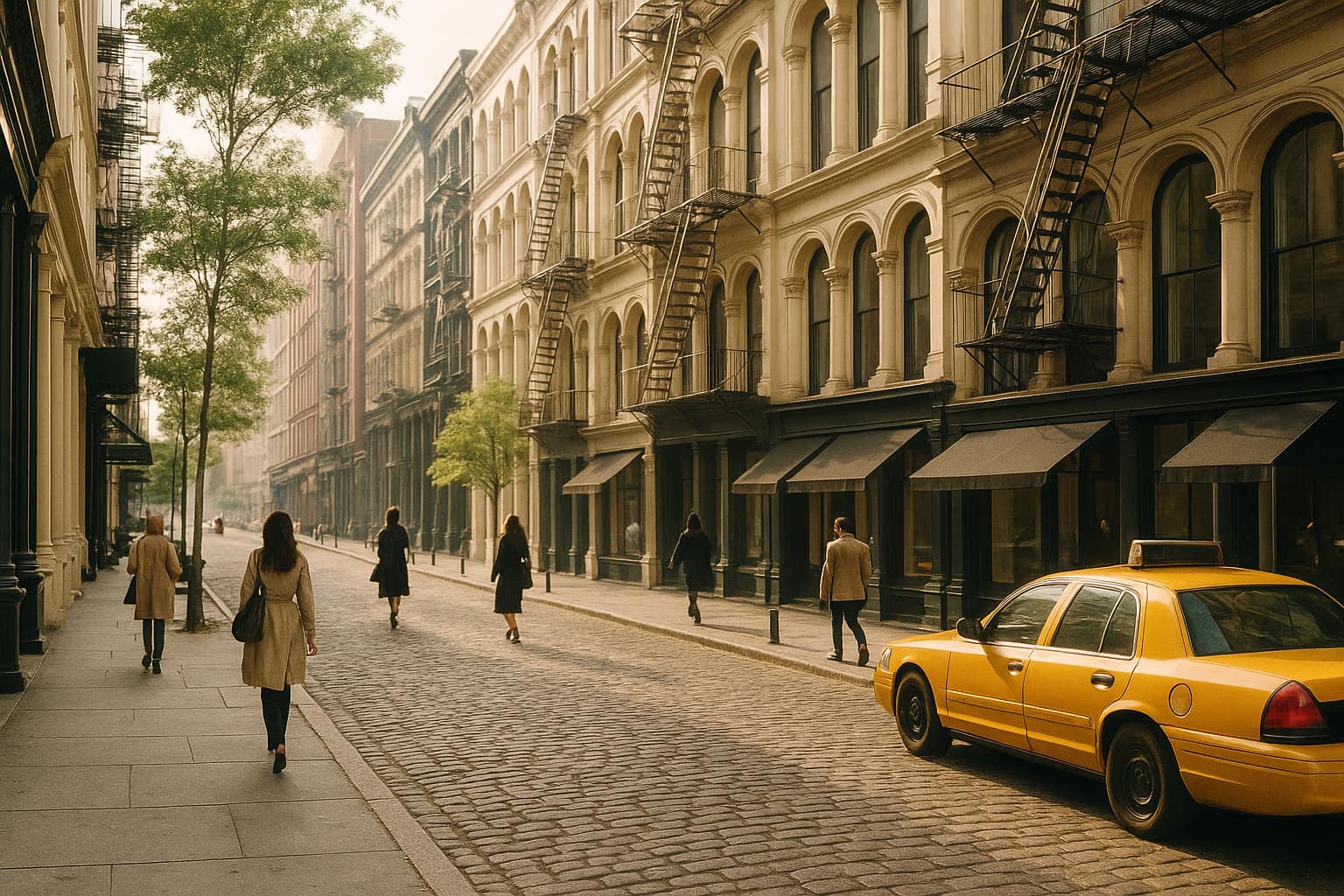 A SoHo boutique street
